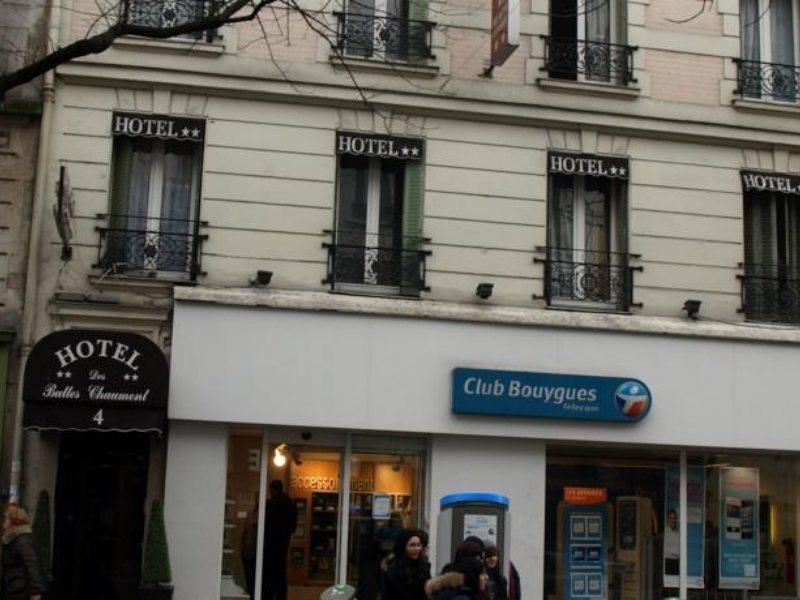 Hotel Des Buttes Chaumont Paris Bagian luar foto