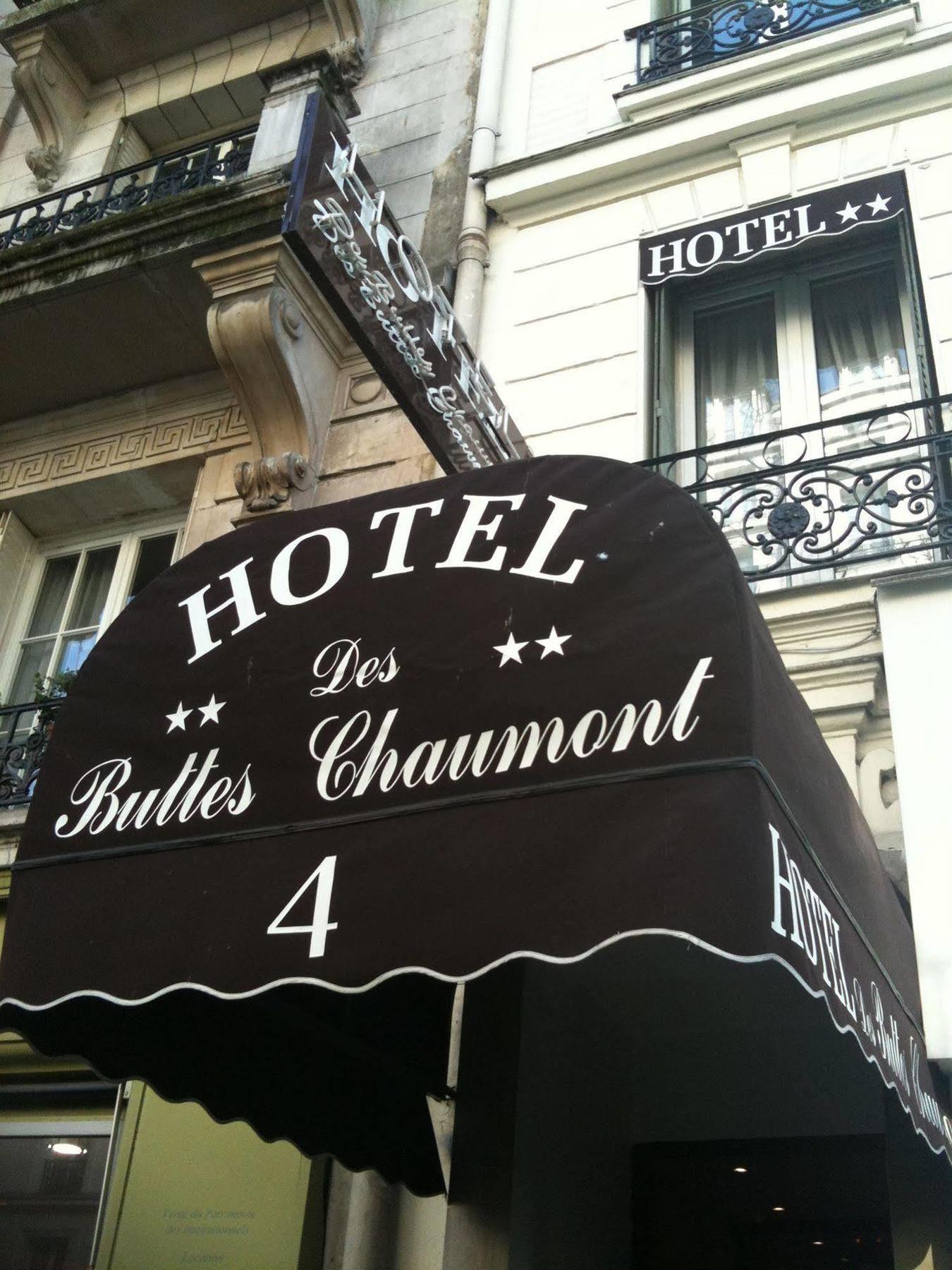 Hotel Des Buttes Chaumont Paris Bagian luar foto